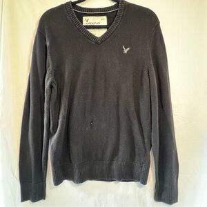 Men’s M Vintage American Eagle Outfitters V-Neck Sweater Academic Classic Preppy
